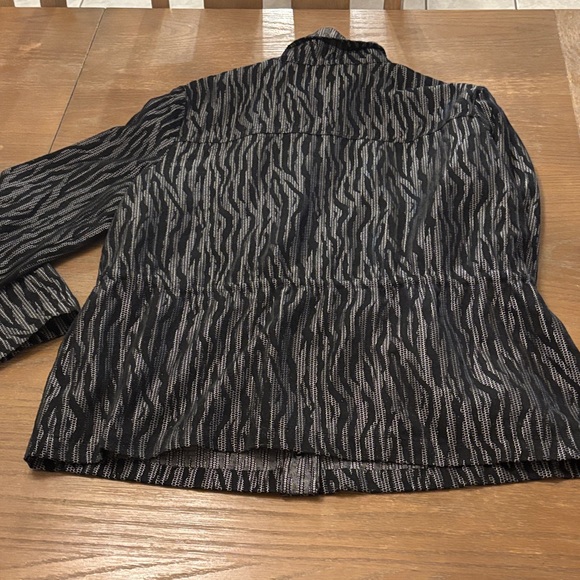Ruby Rd. Zebra Stripe Utility Jacket - Picture 4 of 4